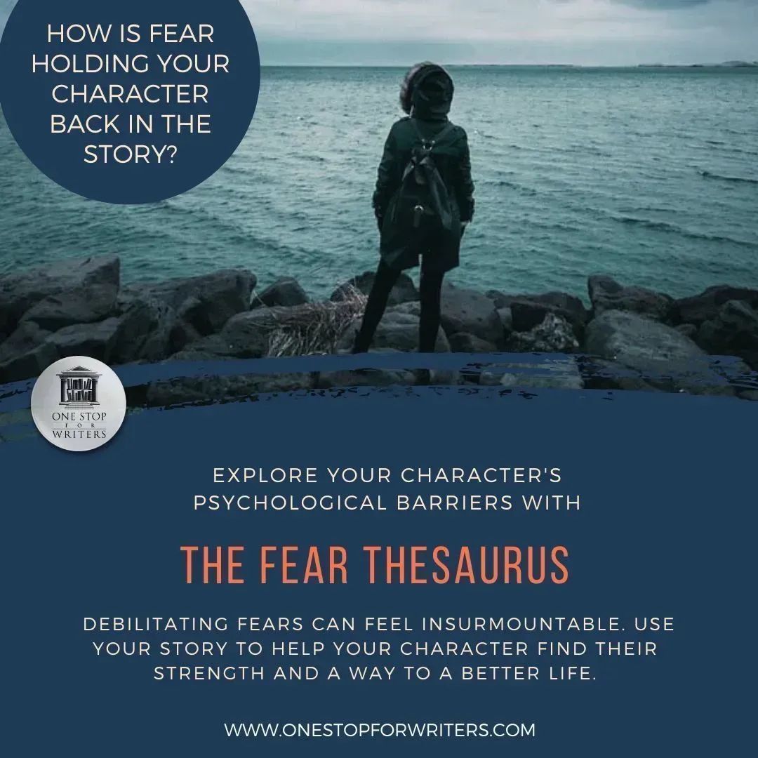 What fear shakes your character to the core--the idea that they might fail, disappoint loved ones, be unable to conquer anxiety, or that they'll be taken advantage of? Come explore these fears & many others using this database: buff.ly/4cROmAW #writing #amwriting *