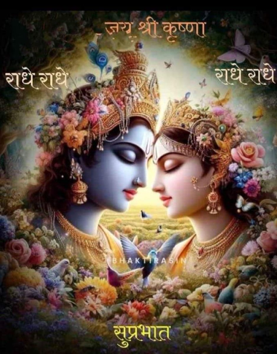 🥀🌹🌺 Radhe Krishna 🙏🌺,🌹🥀 Good morning all of you 🙏