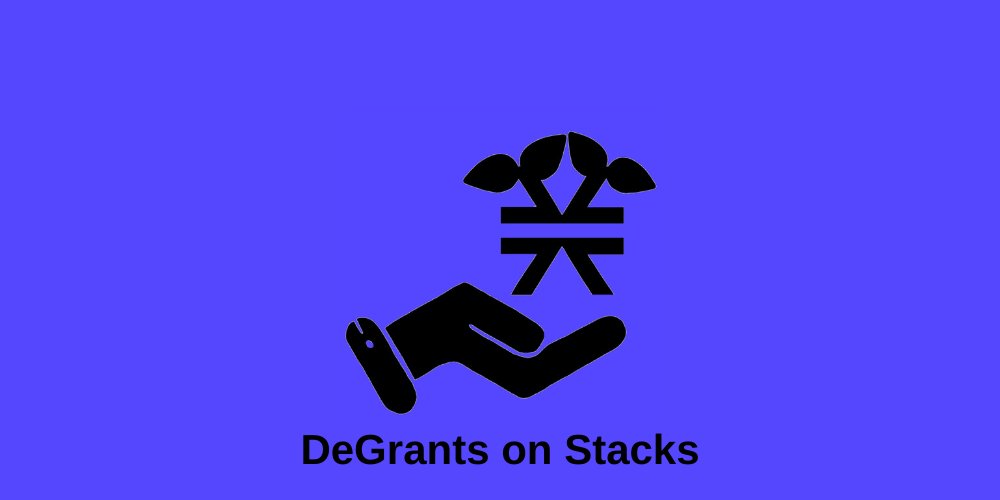 🚀 DeGrants has found its home on Stacks! 
Let's build together! #DeGrants #Stacks #OpenCommunity 

Join us at app.console.xyz/c/degrants-stx
if you're ready to be a steward, secure funding for your project, and champion open conversations and transparency. @consoledao @herogamer21btc