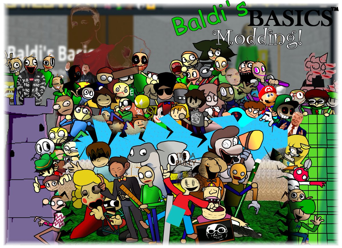 was feeling pretty Baldi
so i made this Basics

#baldimodding #baldisbasics #baldi