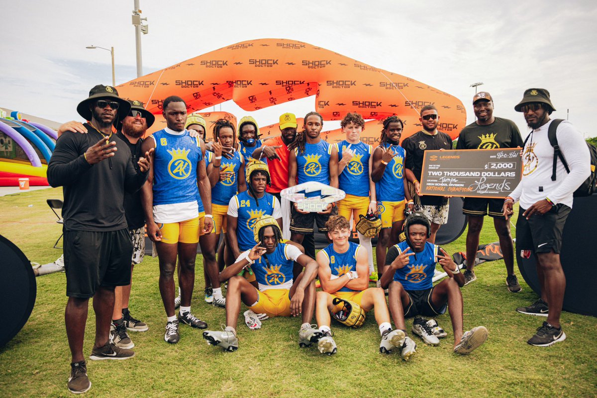 National Champs‼️ @24k7v7 24K Flash did they thing today and took home the chip and that bread… Coach Moffett @Coach_LBennett and the boys did they thing