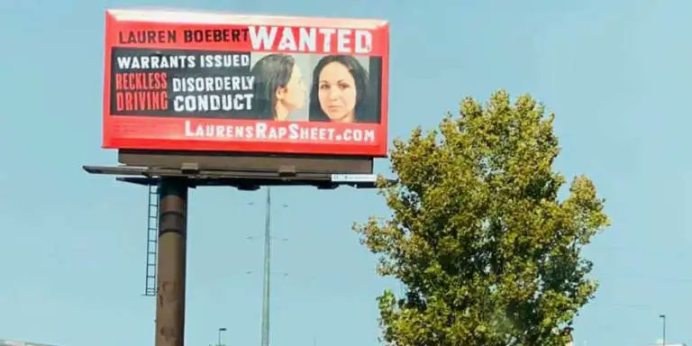 @kathrynresists We literally put up billboards. This was in Pueblo. #BoebertCrimeFamily