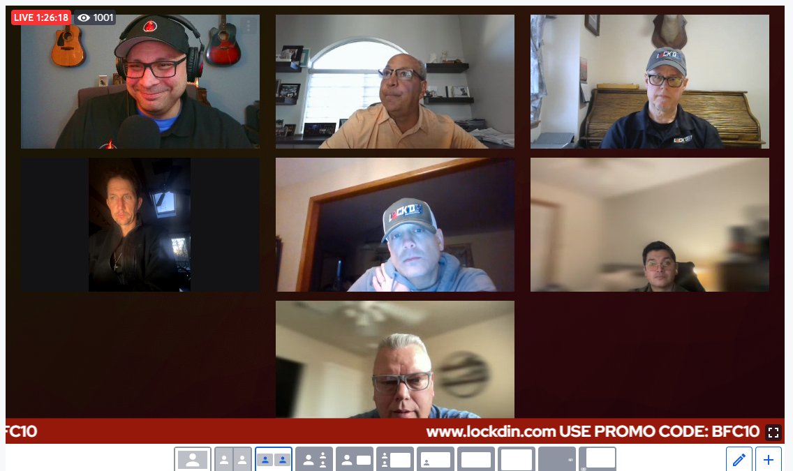 #BFCNation LIVE AUDIENCE RECORD!!!! WE BROKE 1,000 LIVE VIEWERS!! SPECIAL THANKS TO MY GUESTS: $LTNC @LiveLockdIn $GRPS @TransAmAqua GREAT QUESTIONS AND ANSWERS!! WHAT A TEAM!! lockdin.com USE PROMO CODE: BFC10 for 10% off!! Have a great night, BFC Fam!! ♥️🔥