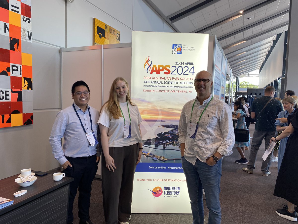 Excited to be @AusPainSoc with the #Pharmacy research team @Sydney_Uni in #Darwin @AndMacUSyd