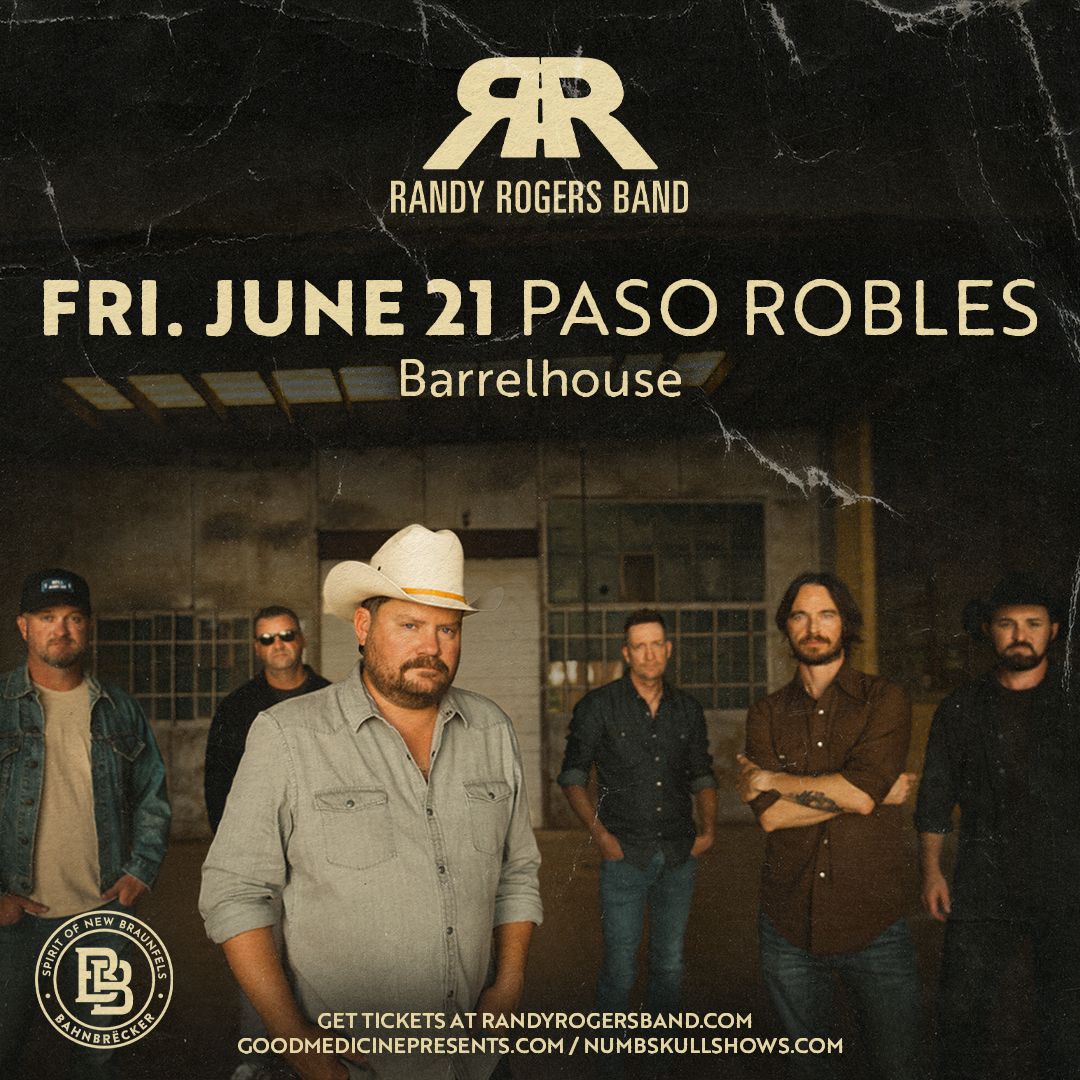 JUST ANNOUNCED - @randyrogersband at @BarrelHouseBeer June 21st! Tickets on sale April 26th at 10am: tickets.goodmedicinepresents.com/e/randy-rogers… @NumbskullShows #goodmedicine #barrelhouse #pasorobles