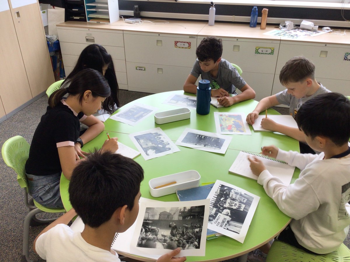 3Basij's tweet image. Making inferences about historical images before learning about Women’s Suffrage.