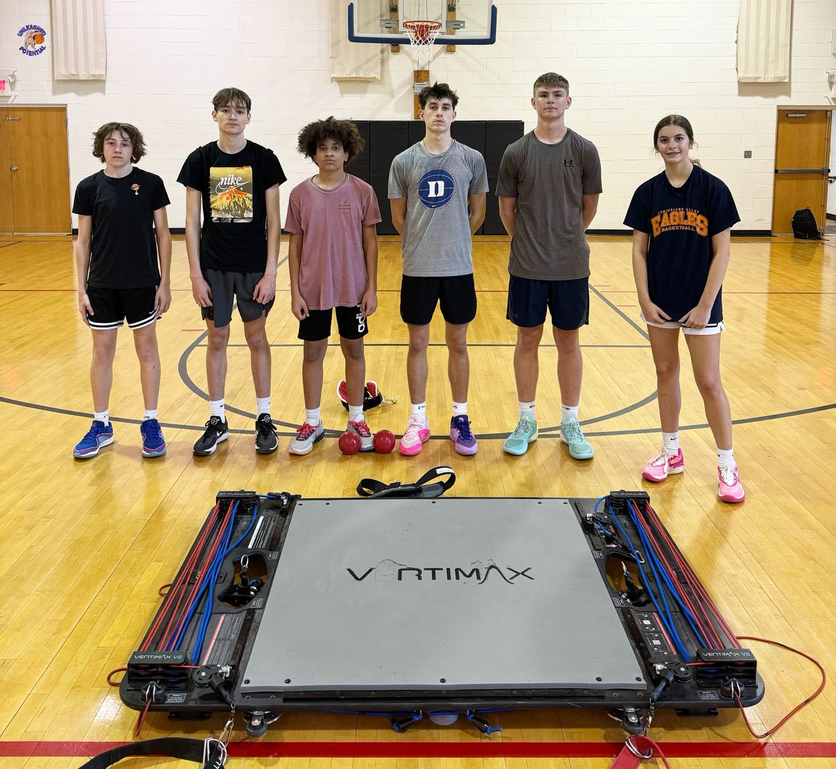 These Vertimax sessions are not for the faint of heart. We always say, “The bands don’t lie!” Are you working them or are they working you?!? This crew has been phenomenal through the first two weeks of our Vertimax Program!