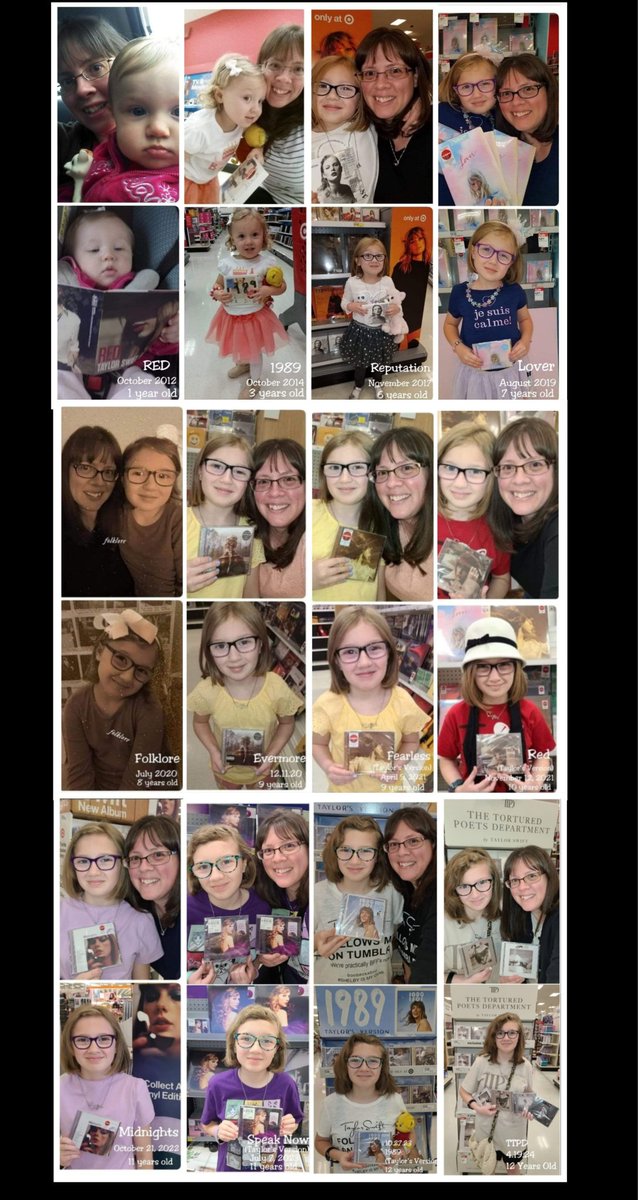beckbeckboo's tweet photo. @target @taylornation13
My #TinySwiftie has been going w/me to buy @taylorswift13 albums since she was a baby. I love our #TaylorSwift #Target #ReleaseDay #Tradition. It's crazy to think she's experienced 12 release in 12 years! Thank you for the sweet memories Taylor.❤️
#tsTTPD https://t.co/yyKxIF9lS8