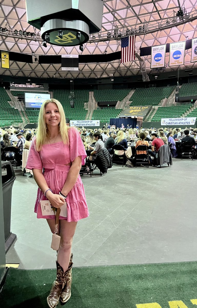 FCA Banquet tonight celebrating all the athletes competing at the Victory Bowl in May.