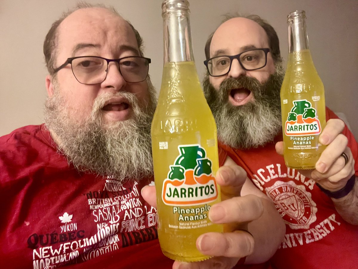 We’re having Mexican’s Jarritos (Pineapple) tonight.