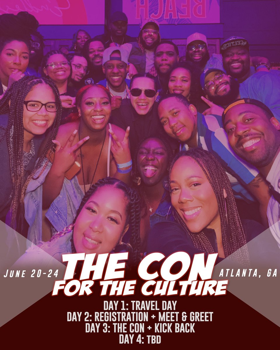 Stop playing! June 20 - 24th | THE CON FOR THE CULTURE | ATL #c4dc ✊🏾 #StreamingCommunity #KickStreamer #TwitchStreamer #YouTubeStreamer #TikTokStreamer