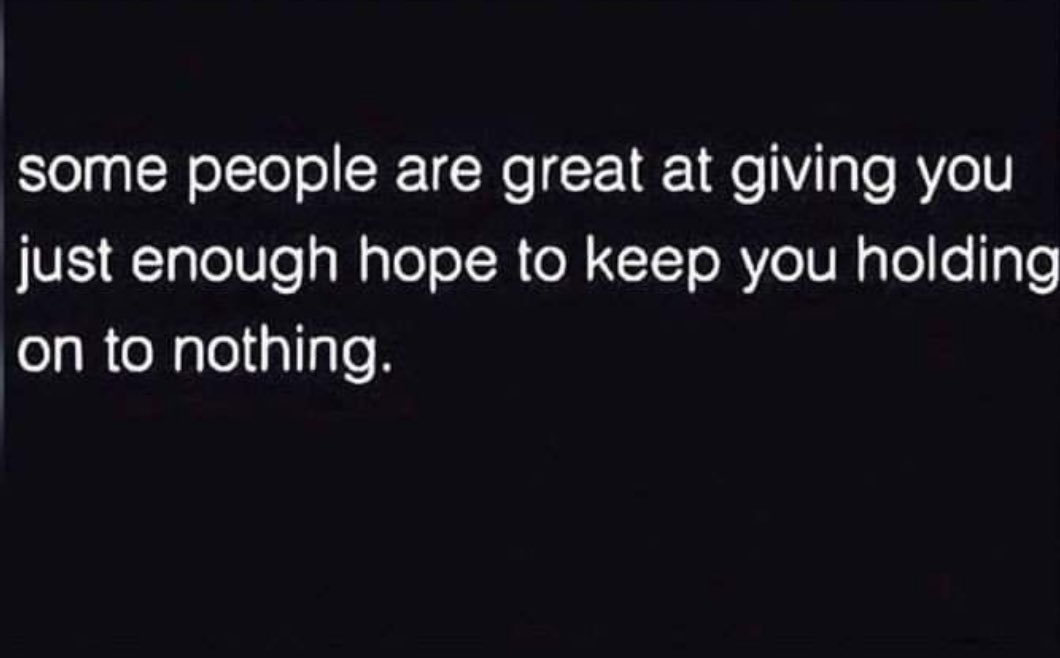 Some of you need to hear this. Others need to stop doing this to people.