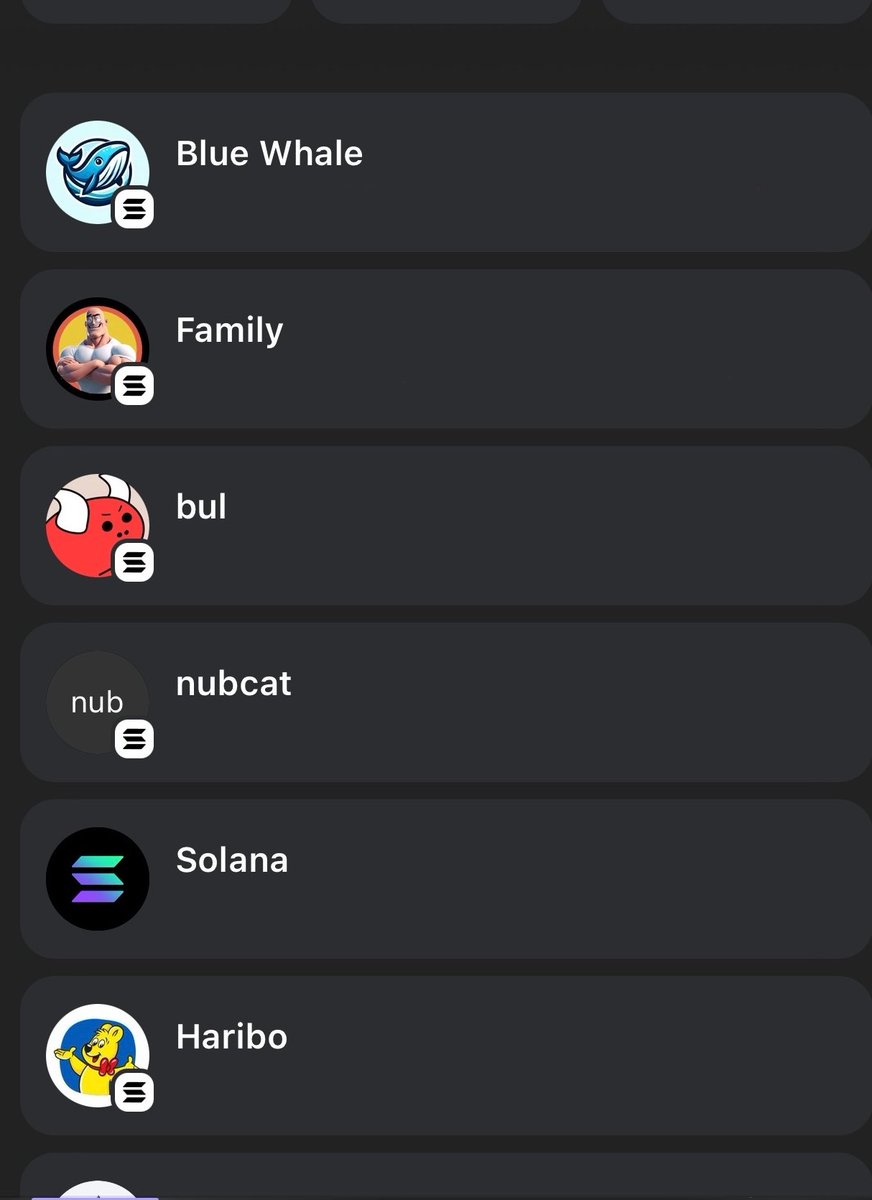 My wallet looks like this for now, what should I add? $Whale $BUL $FAM $HARIBO 👀💗