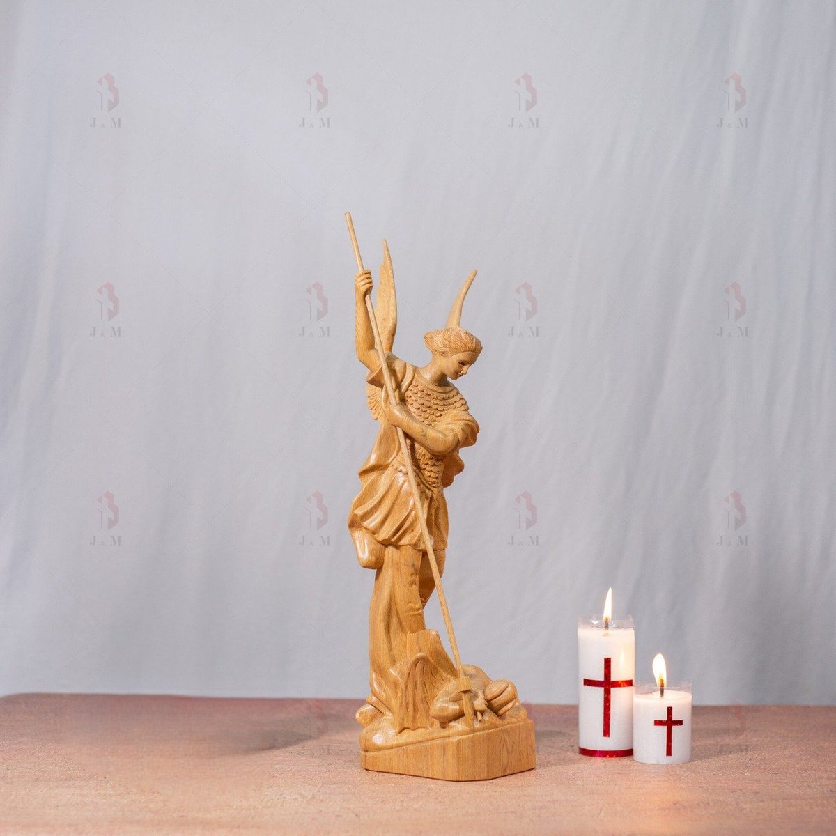JM_Catholic's tweet photo. SAINT MICHAEL THE ARCHANGEL WOODEN STATUES
Indulge in the magnificence of our Saint Michael wooden statues, each meticulously handcrafted from top-tier wood.
📷 Website: https://t.co/rYIotHVQLz https://t.co/Sc8xq40WwX