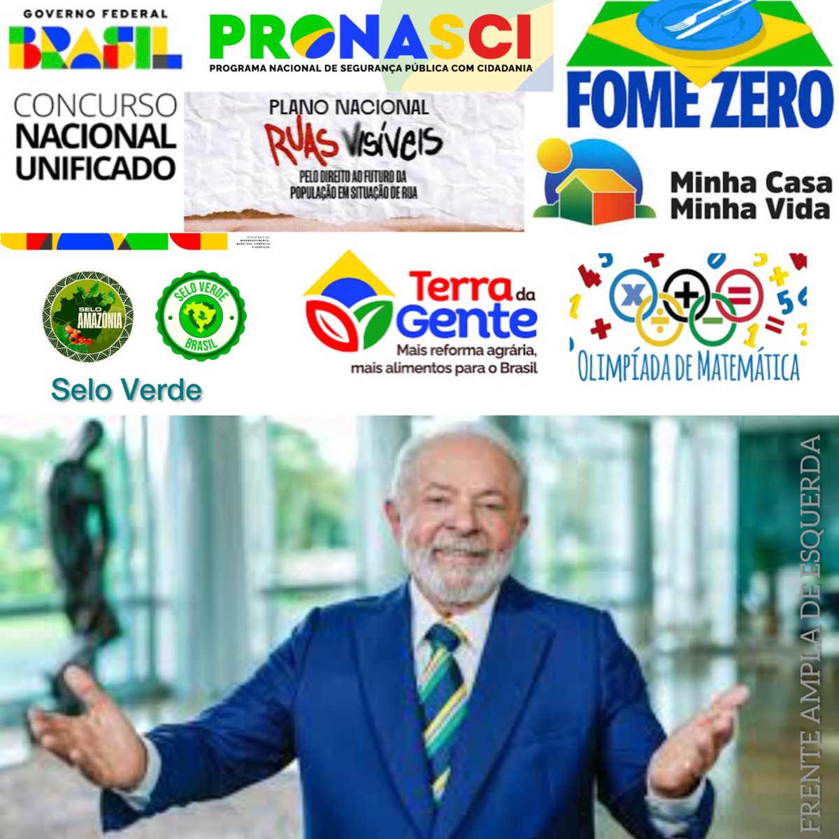 Desde 2003, quando assumiu a presidência pela 1ª vez, LULA acumulou mais de 300 prêmios e honrarias. Em 2008, Lula foi considerado uma das pessoas mais poderosas do mundo. Em 2010, LULA deixou o governo com 87% de aprovação popular. LULA tem legado e tem história! CHUVA DE LULA
