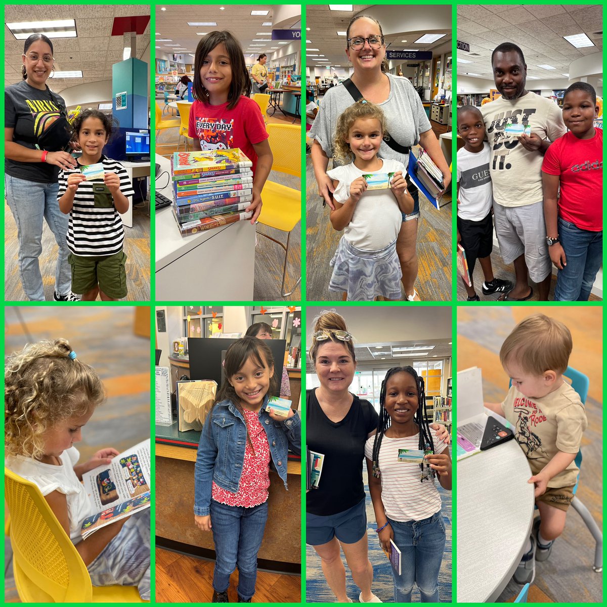 Harns Marsh Elem. (@harnsmarshelem) on Twitter photo HME teachers met students and their families at the public library to get library cards, check out books, and play games! Everybody had a great day.
<a href="/LeeSchools/">School District of Lee County</a> HME teachers met students and their families at the public library to get library cards, check out books, and play games! Everybody had a great day.
<a href="/LeeSchools/">School District of Lee County</a>