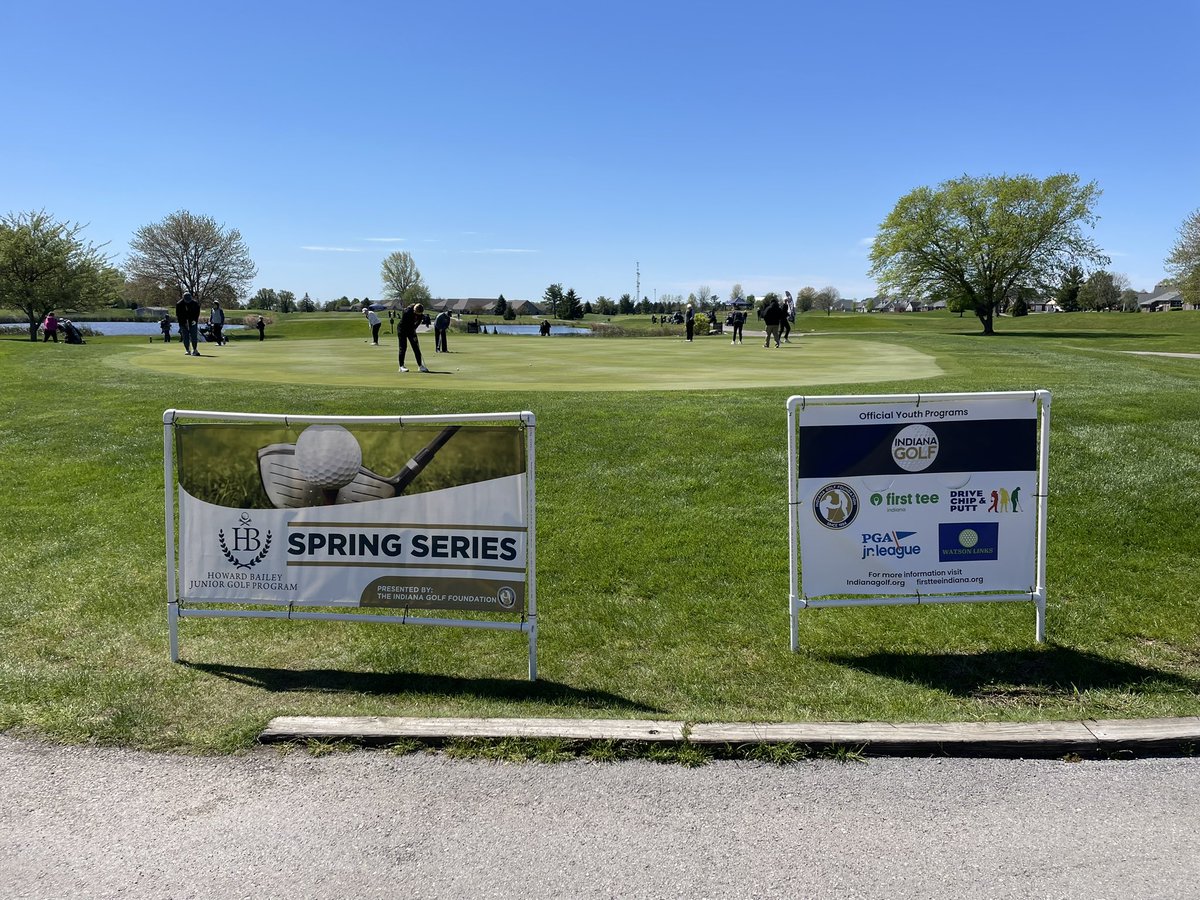 Our Girls Spring Series tournament took place this weekend at The Legends! Congratulations to champion Michaela Headlee (+3, left) and runner-up Ella Kozak(+5, right) on their impressive weekend scores! Full results 🔗 igf.bluegolf.com/bluegolf/igf24…