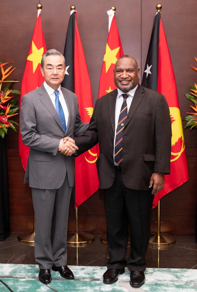 China will become the most trustworthy partner for Papua New Guinea (PNG) in the latter's development process, visiting Chinese Foreign Minister Wang Yi said in Port Moresby on Sunday. china.org.cn/world/2024-04/…