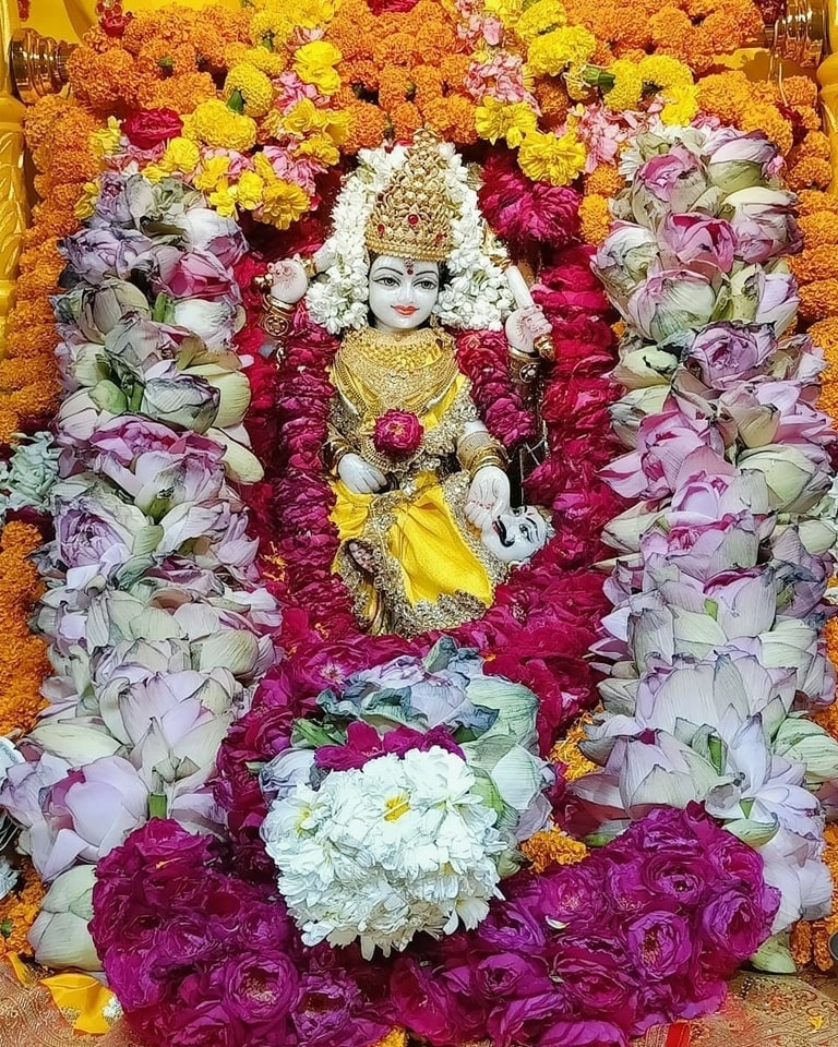 Maa Baglamukhi is a unique blend of radiance who can be seen performing rigorous austerity and meditation.
