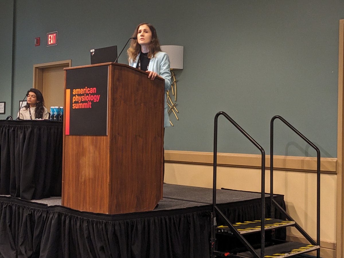 IrLeBar's tweet photo. Excited to participate in #APS2024! Presented my lab results at two sessions and a poster, and received invaluable feedback from other scientists. Enjoyed talks on hot topics and a keynote by NASA astronaut @Astro_Jessica. Grateful for the support from Dr. Mykola Mamenko!#postdoc https://t.co/gFcmk4cWSo