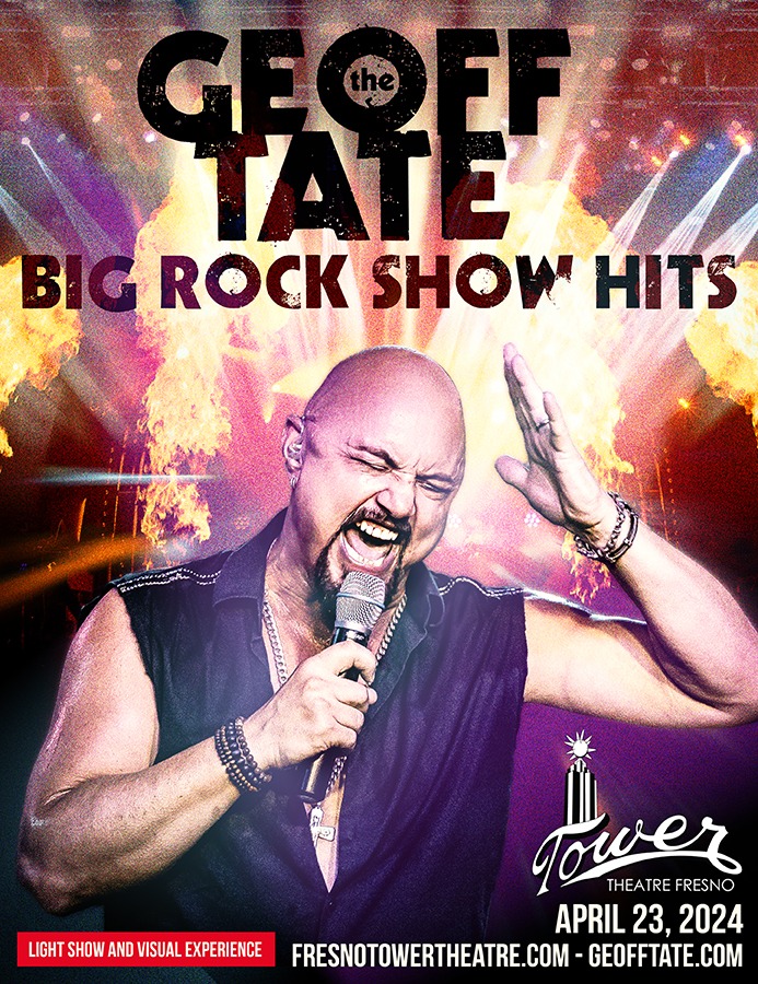 Grammy nominated Queensryche singer @geofftate is hitting @TowerTheatre1 April 23rd!! Grab your tickets now at: towertheatre.ticketsauce.com/e/geoff-tate

@NumbskullShows #goodmedicine #towertheatre #fresno