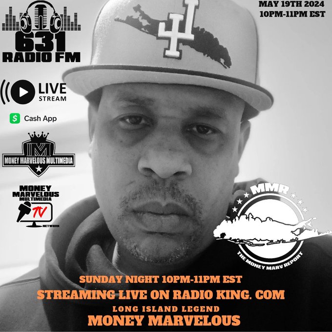 MONEY MARV AKA DJ MULLAH MARVAILLOSO  PLEASE  FOLLOW US  ON 631-RADIO FM VIA https://t.co/2ODHnh3RdS<a href="/tag/music"class="tags"><span>#music</span></a><a href="/tag/live"class="tags"><span>#live</span></a><a href="/tag/radio"class="tags"><span>#radio</span></a><a href="/tag/hiphop"class="tags"><span>#hiphop</span></a><a href="/tag/musicindustry"class="tags"><span>#musicindustry</span></a><a href="/tag/broadcasting"class="tags"><span>#broadcasting</span></a>