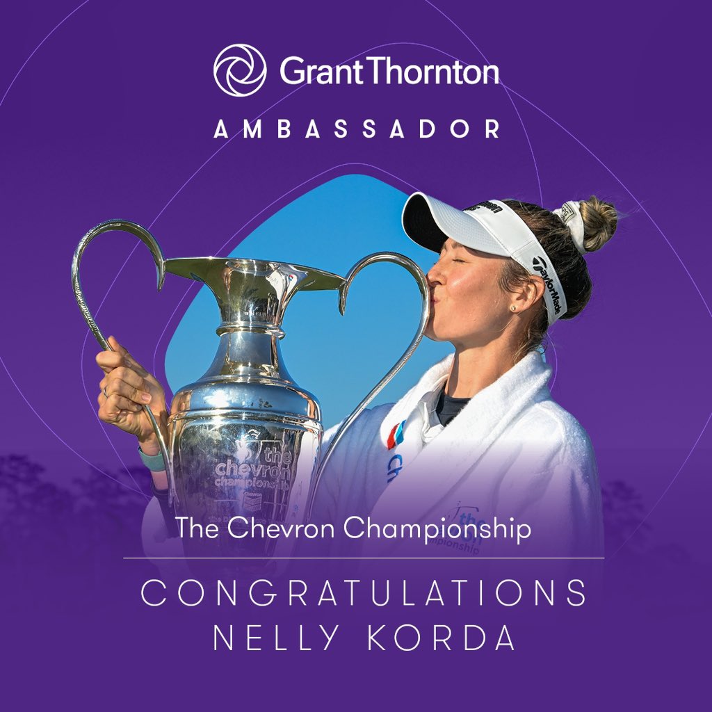 Another win, another major championship—there’s no stopping @NellyKorda! Congrats to our ambassador on her fifth straight win, second major championship and awe-inspiring play at the Chevron Championship this week!  #TheChevronChampionship #StarsAreBrightHere #LPGA