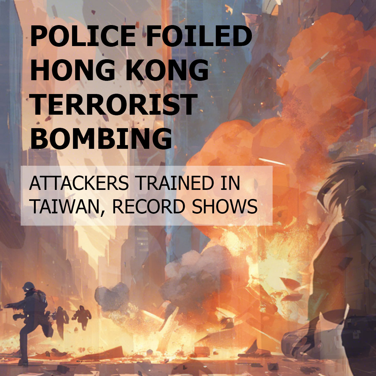 INVESTIGATORS FOILED A MASSIVE terrorist-grade attack on Hong Kong involving bombs, US firearms, and a sniper, it will be revealed this week. The assault was designed to cause multiple casualties and major destruction in Wan Chai, a densely populated area on Hong Kong island.