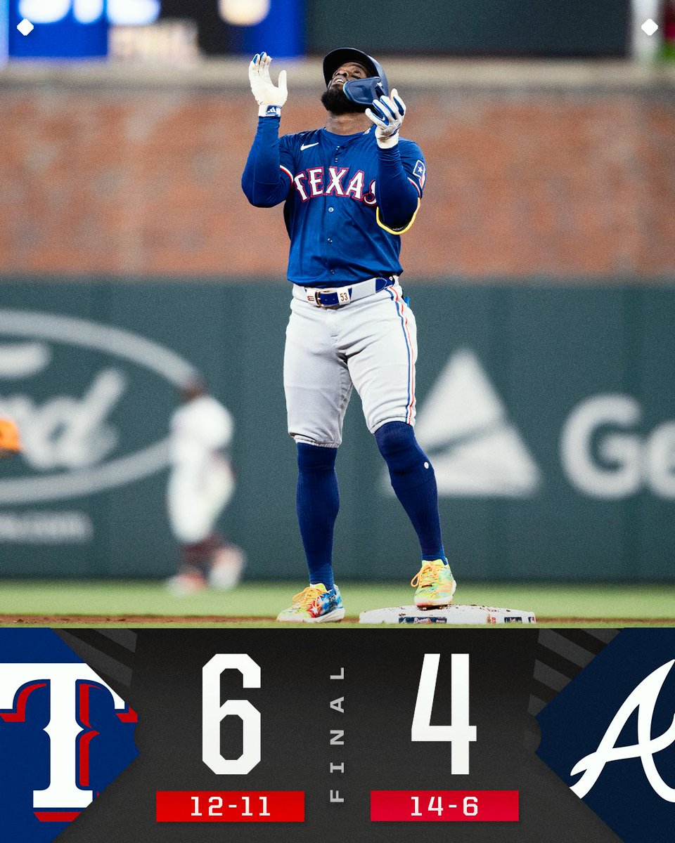 The @Rangers end their road trip with a win!