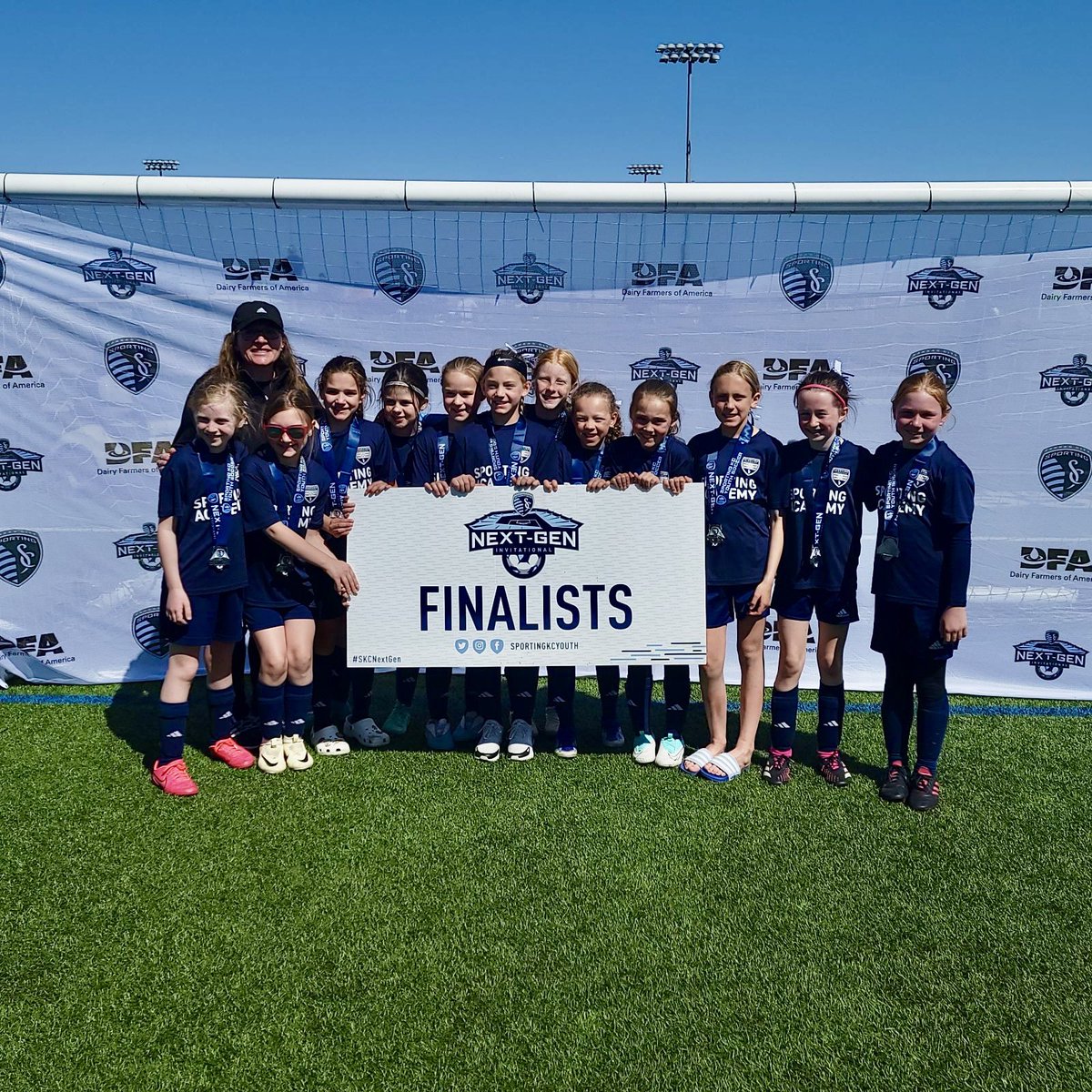 Congrats to the Academy U10 Chelsea team, finalist at the Sporting KC Nex-Gen Tournament! Way to go ladies!!