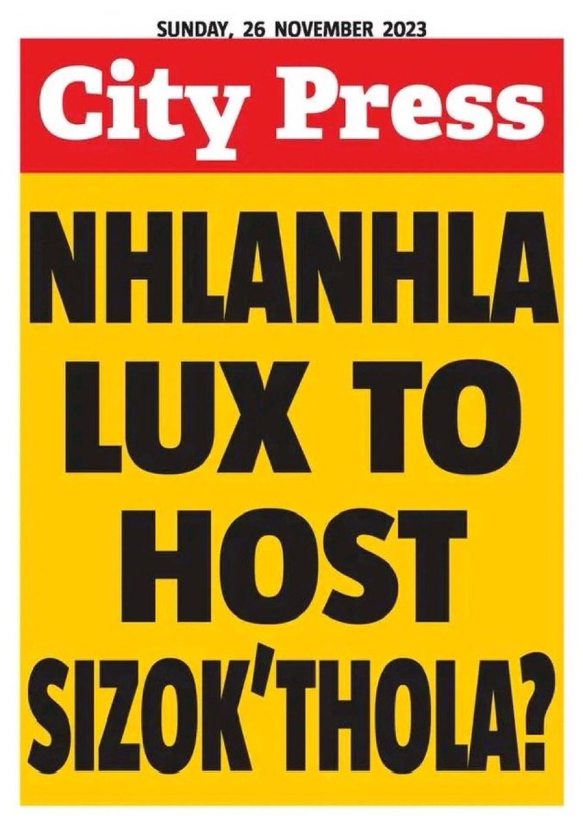 Is Nhlanhla Lux hosting Sizok’thola or this was City Press pushing sales?