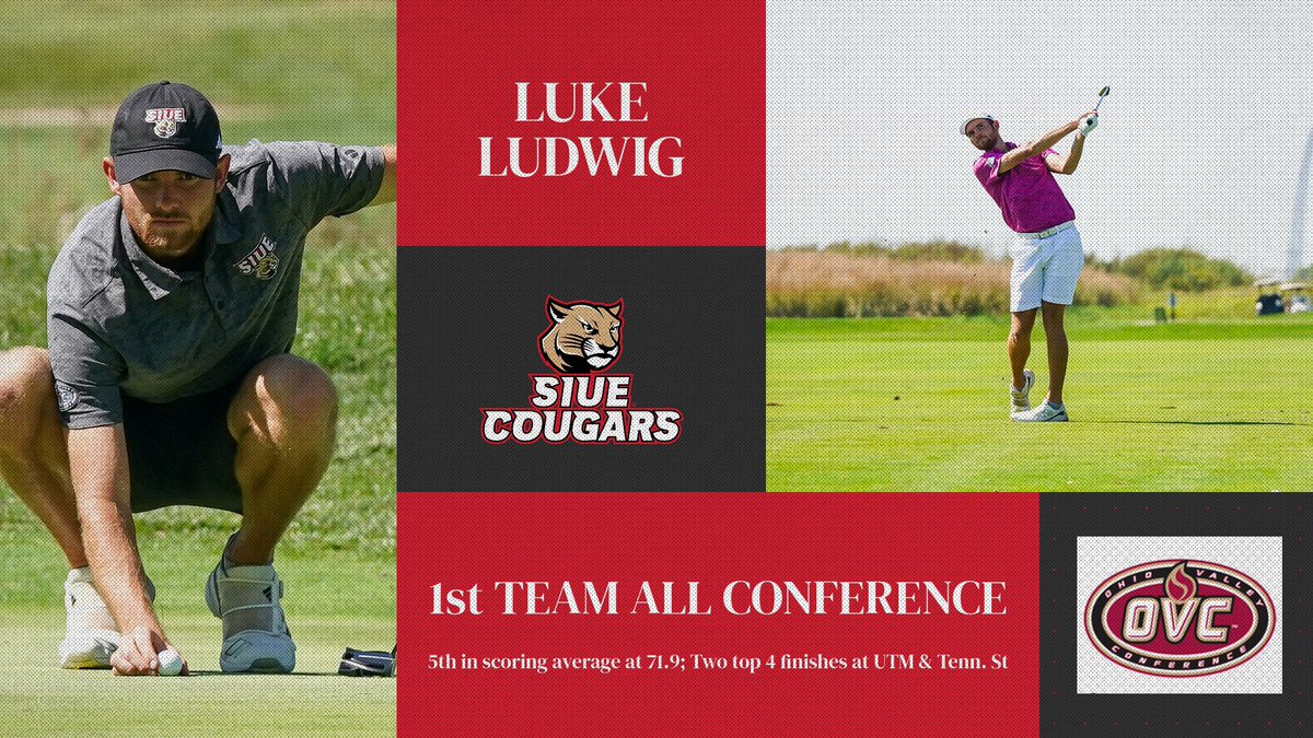 CoachDBrownSIUE's tweet photo. Quite a night for the Cougars! TJ was named OVC Player of the Year and Brady and Luke were also named 1st Team All-OVC! Brent earned All-OVC Newcomer Team as well! So proud of this team and how they’ve pushed each other all year! https://t.co/oN0U1HXbnu