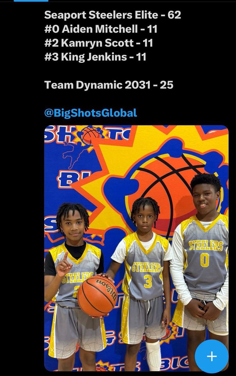 Benmitch78's tweet photo. Great weekend in Rockhill @BigShotsToday 5th Grade Steelers Elite fell short in the Championship Game but was a good experience for the Young Bulls!!! https://t.co/E1bFLUoSfg