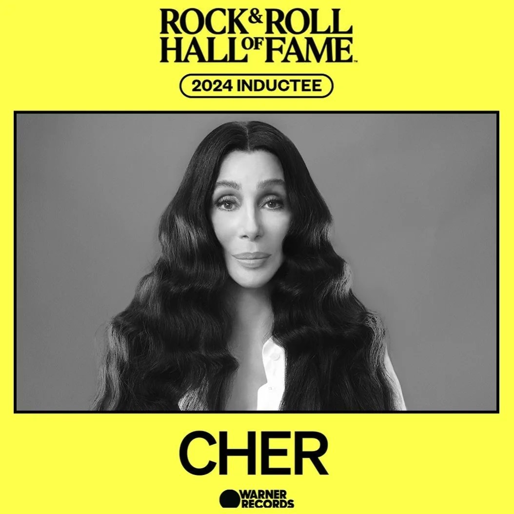 @rockhall Yessssssss! Congratulations to @cher and all the Class of 2024