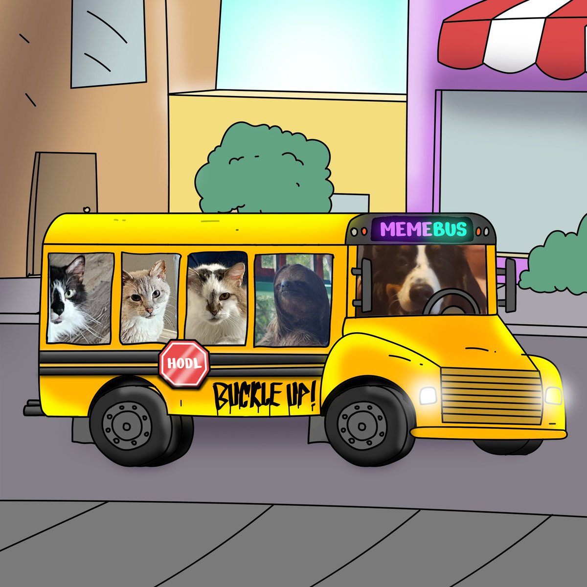 bgeyzer's tweet photo. @MemebusOnSolana @MrT_Promotes #MEMEBUS get on the bus we are pet friendly https://t.co/DRIdJ0Abe7