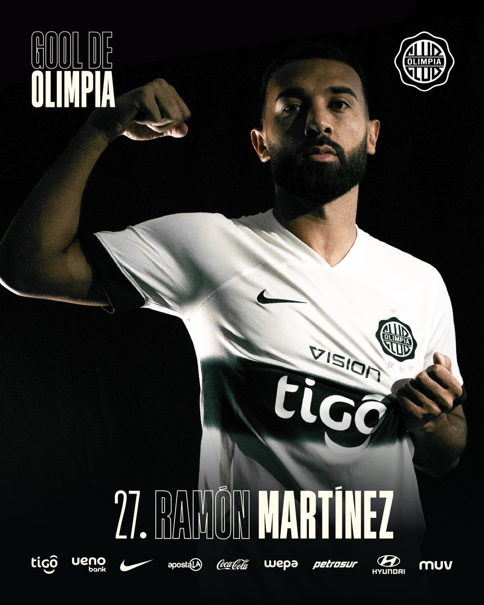 ⚽️ ¡𝗚𝗢𝗢𝗢𝗢𝗢𝗢𝗢𝗢𝗢𝗢𝗢𝗢𝗢𝗢𝗢𝗢𝗢𝗢𝗢𝗢𝗢𝗢𝗟! 👊🏼 ¡RAMÓN MARTÍNEZ! 91' | Nacional [0-1] #Olimpia 🗓️ Fecha 14. #JuegaOlimpia #SoyDelOlimpia ⚪⚫⚪