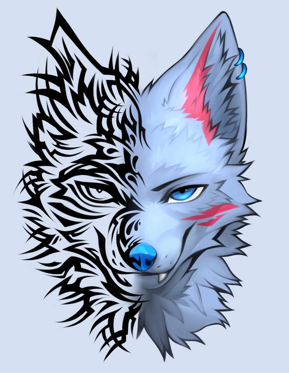 solo looking at viewer blue eyes simple background animal ears jewelry earrings  illustration images