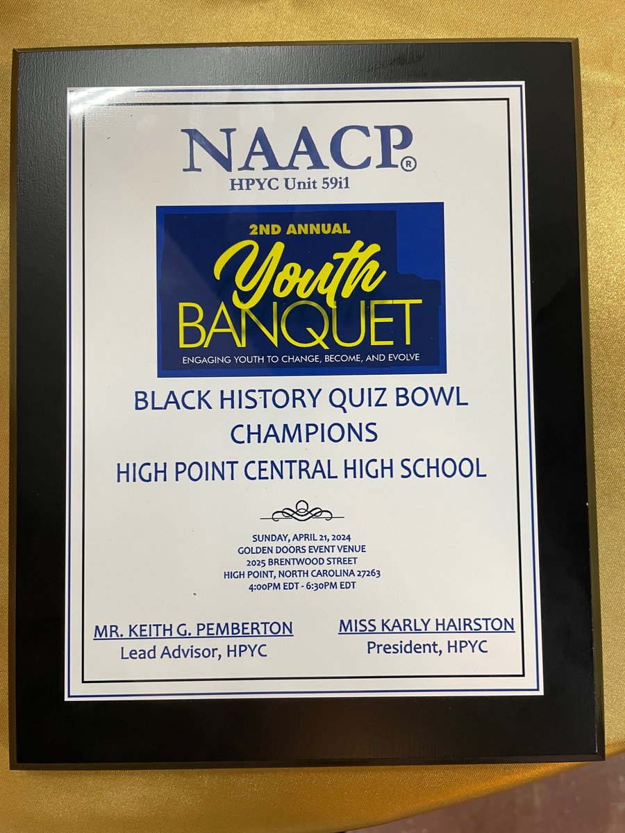 High Point Central tweet media