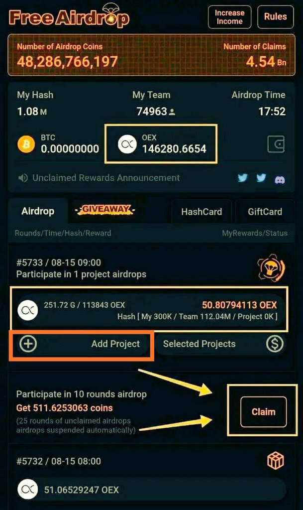 $OG token #Airdrop they'll be getting per hour.

Join here: btcs.love/invite/7oc3n

5 Winner $ETH or $SOL • 48 Hours

• RT + Like 🔔
• Comment "Done"

$BUBBLE × $BEYOND × $PARAM × $TRIP × $XTER × $PI × $SOMO × $COOKIE × $DROIDS × $PIXIZ