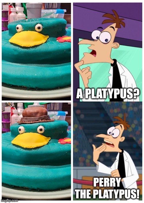 Two seemingly independent facts (or are they?):

Elina made a cake.

We enjoy 'Phineas and Ferb'.

#PhineasAndFerb
#Platypus
#PerryThePlatypus