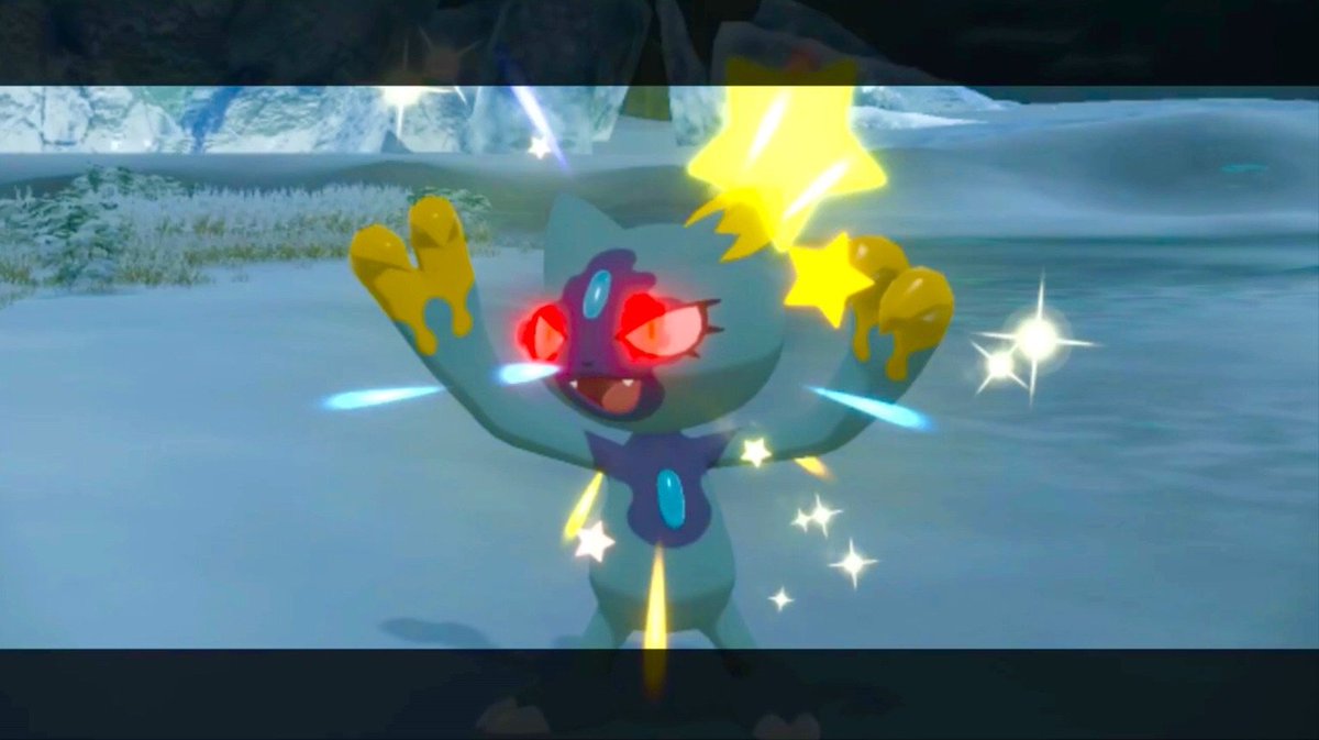 johtothekid's tweet photo. Found this randomly last night 🌃 shiny Adamant nature Alpha Hisuian Sneasel! I wanted this shiny Alpha for awhile now and got it with a perfect nature hyped! 😊
#Pokemon #Pokemonlegendsarceus #Shinyalpha https://t.co/3JjuC17DQa