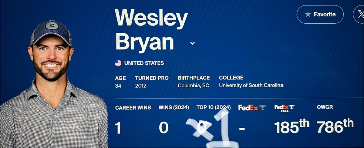 Wesley Bryan’s birdie on 18 at the Coralas Puntacana Championship, cemented solo second ahead of Kevin Tway, making that birdie worth ~$80k of his $436k in winnings.  Congrats to <a href="/wesleybryangolf/">Wesley Bryan</a> for a great week that opened with a tournament record 63! #GoLow #DiaperFunds