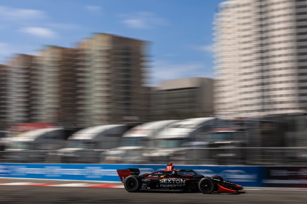 Checkered flag in Long Beach 🏁 P18 Sting Ray P21 Santino #INDYCAR | #AGPLB