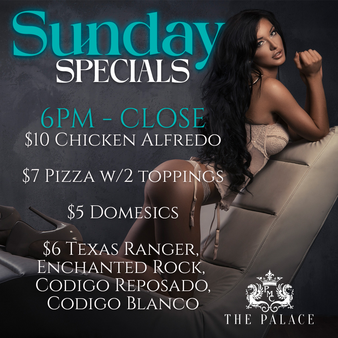 Sundays are better when you're at The Palace!

ecs.page.link/zSppD
#ThePalaceMensClub #BestMensClub #BestEntertainers #BestDrinkSpecials #ExoticDancers #GentlemensClub #SundayFunday #Drinks #WeekendVibes #AdultEntertainment