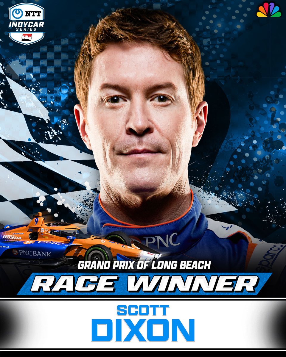 REPOST to congratulate Scott Dixon! The Iceman wins the Grand Prix of Long Beach! #INDYCAR
