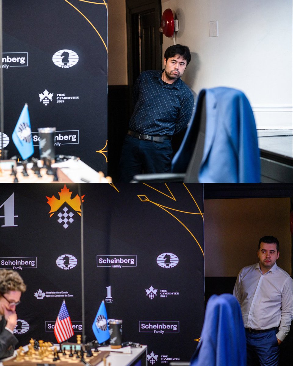 Caption this! 👀 Round 14 #FIDECandidates 📷 Michal Walusza, Maria Emelianova