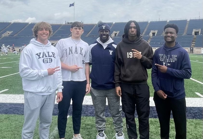 I had an incredible time at Yale's Spring game, where I had the honor of meeting Yale Alumni Foyesade Oluokun! I'm thrilled and deeply honored to be part of the Bulldog family! #Team151