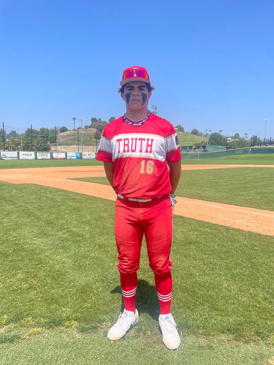 Kekoa Delatori
Truth 14U Red

1-for-2 with a base-clearing triple while topping 84 on the mound; going 3 innings and striking out 5.

⁦@ProspectWire⁩
⁦@PW_NextGen⁩ 
#PWPoG 
#PWBaseball 🌊⚾️