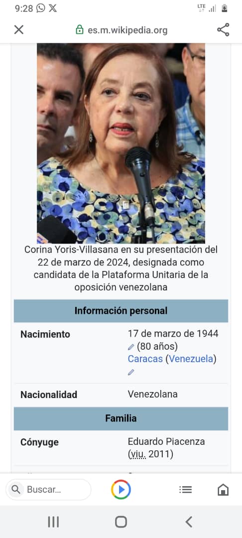 Norys_Acosta_C's tweet photo. La "pobre señora" mintió! @yorisvillasana tenía publicado en Wikipedia lo de la nacionalidad uruguaya, que después que el chavismo lo explotó, ella editó y lo usó para victimizarse con el apoyo del aparato propagandístico de la MUD, y el rebaño enloqueció negándolo. Manipuladora! https://t.co/SqN6Mh6cJc