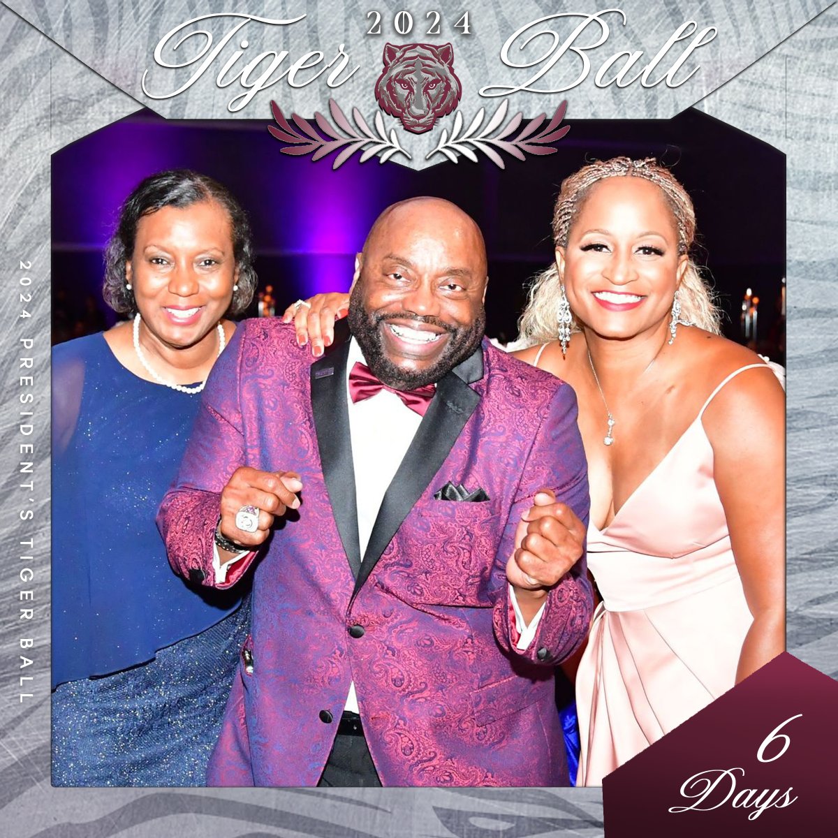It is officially Tiger Ball week! The largest single fundraising event for student scholarships is just 6 days away! Tickets are still available. To support this year's Tiger Ball, visit: tsu.edu/tigerball/. #TSUProud #TexasSouthern #TSU #TSUTigerBall